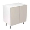 Kitchen Kit Rigid J-Pull 800mm Base Cabinet - Ultra Matt - Light Grey - Pre-Assembled - RKKJ0736 2 Kitchen Kit Rigid J-Pull 800mm Base Cabinet - Ultra Matt - Light Grey - Pre-Assembled - RKKJ0736 -Home Kitchen k i kitchen kit rkkj0736