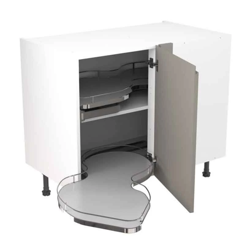 Kitchen Kit Rigid J-Pull 1000mm Blind Corner Base Cabinet With Pull Out Left Cabinet - Ultra Matt - Dust Grey - Pre-Assembled - RKKJ0856 3 Kitchen Kit Rigid J-Pull 1000mm Blind Corner Base Cabinet With Pull Out Left Cabinet - Ultra Matt - Dust Grey - Pre-Assembled - RKKJ0856
