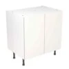 Kitchen Kit Rigid Value Slab 800mm Base Cabinet - Standard Matt - White - Pre-Assembled - RKKM1036 -Home Kitchen k i kitchen kit rkkm1036