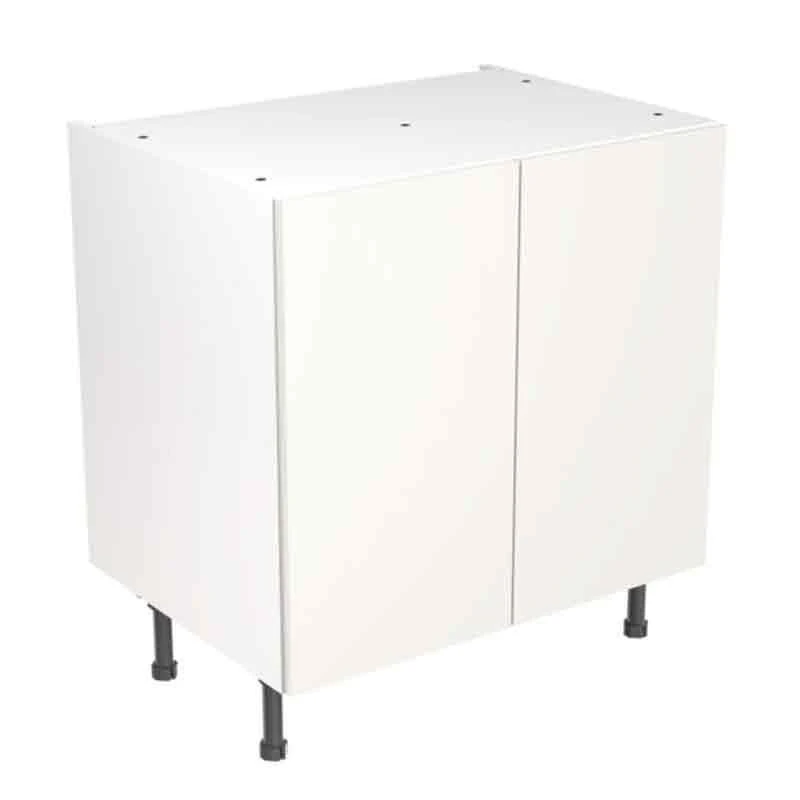 Kitchen Kit Rigid Value Slab 800mm Base Cabinet - Standard Matt - White - Pre-Assembled - RKKM1036 3 Kitchen Kit Rigid Value Slab 800mm Base Cabinet - Standard Matt - White - Pre-Assembled - RKKM1036