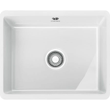 Franke Kubus 1 Bowl Undermount Ceramic Kitchen Sink KBK 110-50 - White - 126.0438.483 3 Franke Kubus 1 Bowl Undermount Ceramic Kitchen Sink KBK 110-50 - White - 126.0438.483
