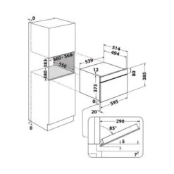 Hotpoint MD 454 IX H B/I Microwave & Grill - Stainless Steel 17 Hotpoint MD 454 IX H B/I Microwave & Grill - Stainless Steel -Home Kitchen l h lho7104 3