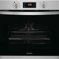 Indesit IFW 3841 P IX UK B/I Single Pyrolytic Oven - Stainless Steel