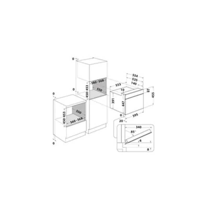 Indesit MWI3213IXUK Built-In Microwave And Grill - Stainless Steel 4 Indesit MWI3213IXUK Built-In Microwave And Grill - Stainless Steel - Image 2