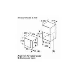 Neff N50 HLAWD23N0B Built-In Microwave - Black 15 Neff N50 HLAWD23N0B Built-In Microwave - Black -Home Kitchen l n lne71000 2