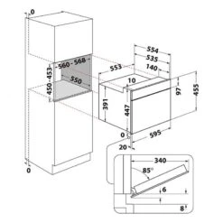 Whirlpool AMW 9615/IX UK BuiIt In Combi Microwave & Oven - St/Steel -Home Kitchen l w lwh2050 7