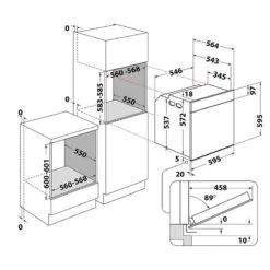 Whirlpool AKZ9 6270 IX BuiIt In Single Pyrolytic Oven - St/Steel -Home Kitchen l w lwh2106 5