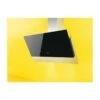 Zanussi ZFV919Y 90cm Angled Chimney Hood - Stainless Steel & Black Gloss