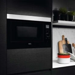 AEG MBE2658DEM Built In Microwave & Grill - Black & Stainless Steel -Home Kitchen m b mbe2658dem 2
