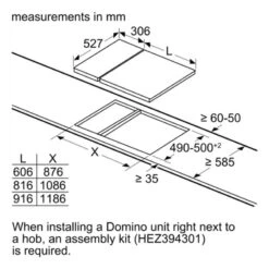 Neff N90 N23TS29N0 30cm Domino Glass Gas Hob - Black -Home Kitchen n e neff n23ts29n0 7