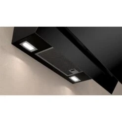 Neff N50 D65IHM1S2B 60cm Angled Chimney Wall Mounted Cooker Hood - Black Glass -Home Kitchen n e neff n50 d65ihm1s2b 60cm angled chimney hood vent