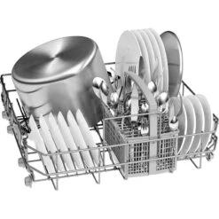 Neff N50 S145ITS04G Semi Integrated 12 Place 60cm Dishwasher With Home Connect - Stainless Steel -Home Kitchen n e neff n50 s145its04g 12 place 60cm dishwasher rack2