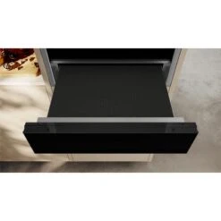 Neff N70 N24ZA11G1 14cm Built In Accessory Drawer - Black -Home Kitchen n e neff n70 n24za11g1 14cm accessory drawer open