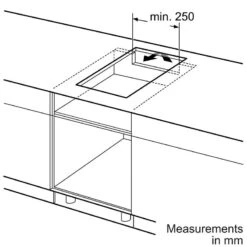 Neff N70 T63TDX1L0 30cm Flex Induction Hob With Home Connect - Black With Steel Trim -Home Kitchen n e neff n70 t63tdx1l0 30cm induction hob dimensions3
