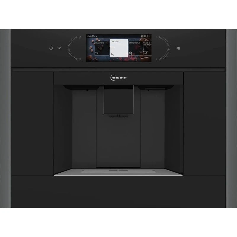 Neff N90 CL4TT11G0 2.4L Built In Coffee Machine With Home Connect - Black With Graphite Grey Trim 3 Neff N90 CL4TT11G0 2.4L Built In Coffee Machine With Home Connect - Black With Graphite Grey Trim