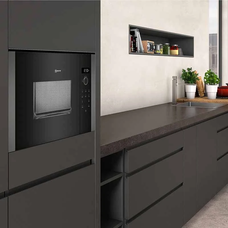 Neff N50 HLAWD23G0B Built-In Microwave - Graphite Grey 6 Neff N50 HLAWD23G0B Built-In Microwave - Graphite Grey - Image 4