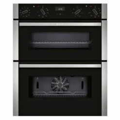 Neff N50 J1ACE4HN0B Built-Under Double Electric Oven - Stainless Steel