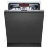 Neff N50 S155HCX27G Built-In F/I 60cm 14 Place Standard Dishwasher With Home Connect - Black -Home Kitchen n e neff s155hcx27g