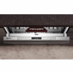 Neff N50 S155HCX27G Built-In F/I 60cm 14 Place Standard Dishwasher With Home Connect - Black 14 Neff N50 S155HCX27G Built-In F/I 60cm 14 Place Standard Dishwasher With Home Connect - Black -Home Kitchen n e neff s155hcx27g 1