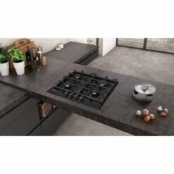 Neff N70 T26DS49S0 60cm Gas Hob - Black -Home Kitchen n e neff t26ds49s0 4
