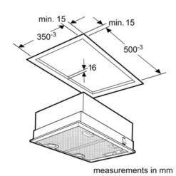 Neff N30 D5655X1GB 53cm Canopy Cooker Hood - Metallic Silver -Home Kitchen neff d5655x1gb 1
