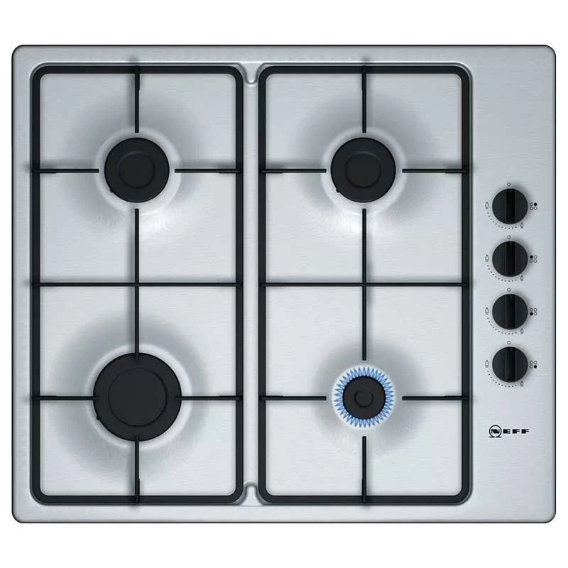 Neff N30 T26BR46N0 60cm Gas Hob - Stainless Steel - LNE12763 3 Neff N30 T26BR46N0 60cm Gas Hob - Stainless Steel - LNE12763