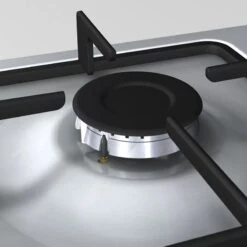 Neff N30 T26BR46N0 60cm Gas Hob - Stainless Steel - LNE12763 10 Neff N30 T26BR46N0 60cm Gas Hob - Stainless Steel - LNE12763 -Home Kitchen neff n30t26br46n0 grill and spark ignition close up view