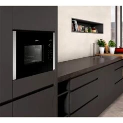 Neff N50 HLAWD23N0B Built-In Microwave - Black 14 Neff N50 HLAWD23N0B Built-In Microwave - Black -Home Kitchen neff n50hlawd23n0b wall mounted lifestyle view