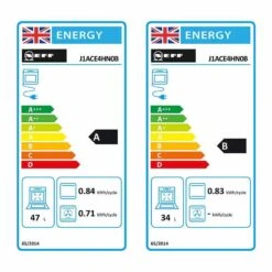 Neff N50 J1ACE4HN0B Built-Under Double Electric Oven - Stainless Steel -Home Kitchen neff n50j1ace4hn0b energy rating score