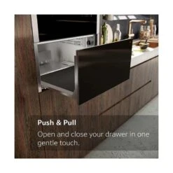 Neff N50 N1AHA01G0B 14cm Warming Drawer - Graphite Grey -Home Kitchen neff n50n1aha01g0b push and pull feature illustration