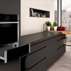 Neff N50 N1AHA01N0B 14cm Warming Drawer St/Steel -Home Kitchen neff n50n1aha01n0b lifestyle setup view