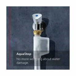 Neff N50 S155HVX15G Built-In F/I 60cm 13 Place Standard Dishwasher With Home Connect - White -Home Kitchen neff n50s155hvx15g aqua stop feature illustration