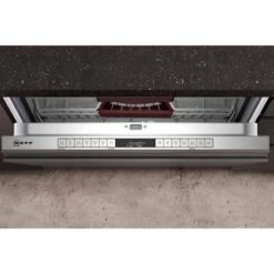 Neff N50 S155HVX15G Built-In F/I 60cm 13 Place Standard Dishwasher With Home Connect - White -Home Kitchen neff n50s155hvx15g controls panel open top view