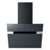 Prima Angled Hood Chimney Extension - Black - PRAE801 -Home Kitchen p r prae801