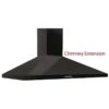 Prima Chimney Hood Extension - Black - PRCH900 -Home Kitchen p r prch900
