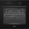 Prima Single Built-In Electric Fan Oven - Black - PRSO107 -Home Kitchen p r prso107