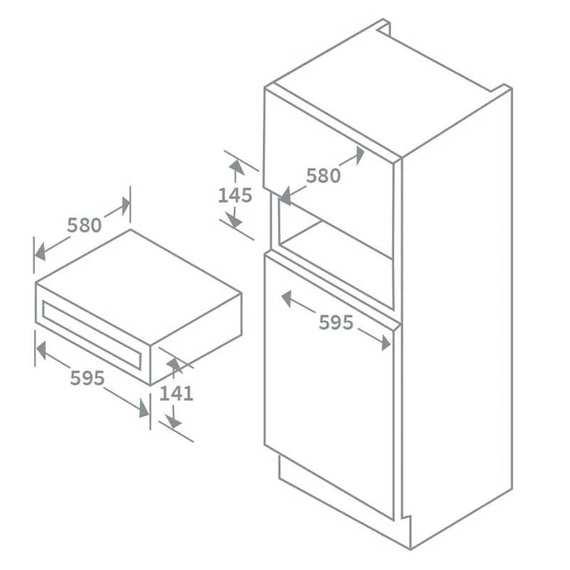 Prima+ 14cm Warming Drawer Stainless Steel - PRWD002 5 Prima+ 14cm Warming Drawer Stainless Steel - PRWD002 - Image 3
