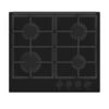 Prima+ 60cm Gas On Glass Hob - Black - PRGH218 2 Prima+ 60cm Gas On Glass Hob - Black - PRGH218 -Home Kitchen prima prgh218 control panel and gas outlets top view