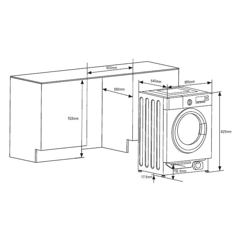 Prima 7kg 1400rpm Washing Machine - PRLD370 5 Prima 7kg 1400rpm Washing Machine - PRLD370 - Image 3