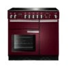 Rangemaster Professional+ 90 Ceramic Cranberry Cooker PROP90ECCY/C -Home Kitchen prop90eccyc