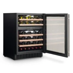 Rangemaster 60CM Dual Zone Wine Cooler - Black - RDZ6046BL/ -Home Kitchen r d rdz6046bl 5