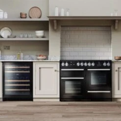 Rangemaster 60CM Dual Zone Wine Cooler - Black - RDZ6046BL/ -Home Kitchen r d rdz6046bl 6