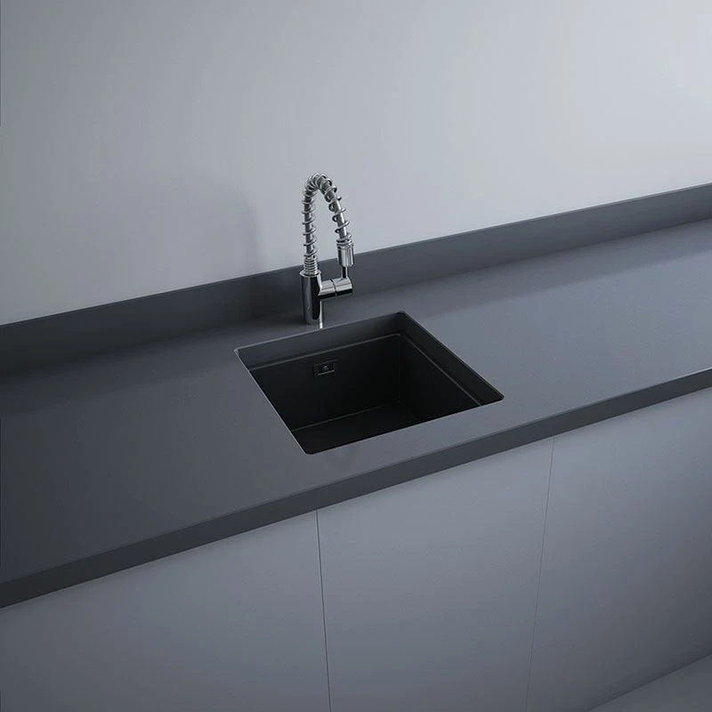 RAK Ceramics Silvia 1 Bowl Drop In Kitchen Sink - Matt Black - OC104504A 3 RAK Ceramics Silvia 1 Bowl Drop In Kitchen Sink - Matt Black - OC104504A