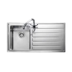 Rangemaster Rockford 1 Bowl Stainless Steel Kitchen Sink - RK9851R/