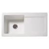 Reginox Regi-Ceramic 1 Bowl Kitchen Sink - White - RL 504 CW -Home Kitchen rl504cw