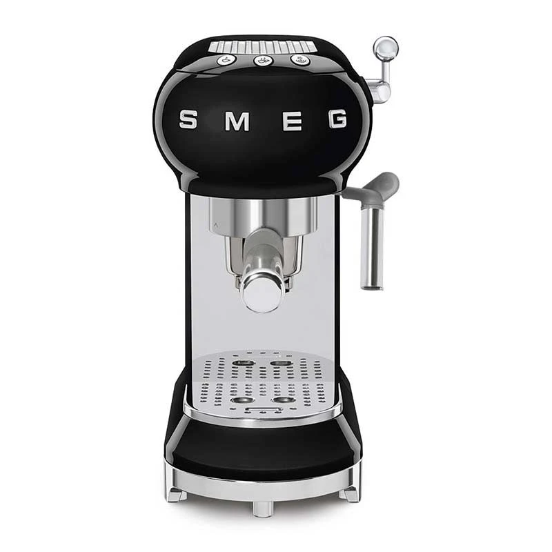 Smeg Retro Style Espresso Coffee Machine - Black - ECF01BLUK 5 Smeg Retro Style Espresso Coffee Machine - Black - ECF01BLUK - Image 3