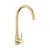 Rangemaster Aquatrend Single Lever Monobloc Kitchen Tap - Brushed Brass - TRE1SLBB/ -Home Kitchen t r tre1slbb