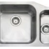 Rangemaster Atlantic Classic 1.5 Bowl Stainless Steel Kitchen Sink - UB4015R/ -Home Kitchen ub4015r