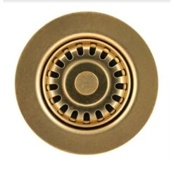 Thomas Denby 60mm Belfast Basket Strainer Waste - Artisan Brass - WRPAB