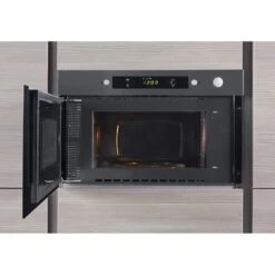 Whirlpool AMW 423/IX BuiIt In Microwave - St/Steel 17 Whirlpool AMW 423/IX BuiIt In Microwave - St/Steel -Home Kitchen whirlpool amw423ix cabin installed open front view